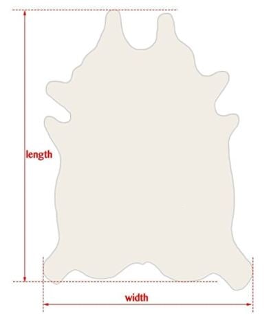 Premium Quality Real Tricolor Cowhide Rug Leather/ Cow Skin Area Rug Hair on Leather Hide 6.5 ft X 6 ft - 36 x 36 sq.ft Approx. (Tricolor 20)
